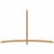 Ekena Millwork Bellingham Timber Gable Bracket, Western Red Cedar, 108"W x 68"H x 1 1/2"D x 3 1/2"F, 15/12 Pitch GBW108X68X0204BEL00SWR - alternate 1